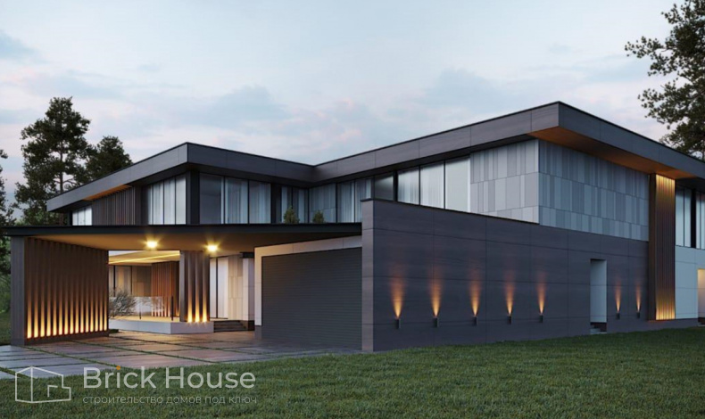 Дома с плоской крышей HT-926