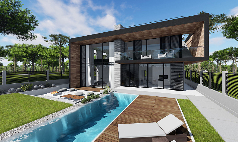 Дома хай-тек HT-261