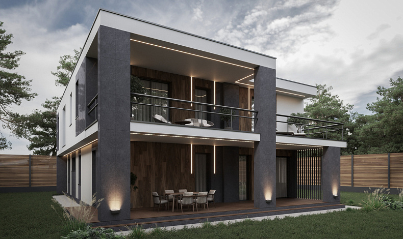 Дома хай-тек HT-283-1