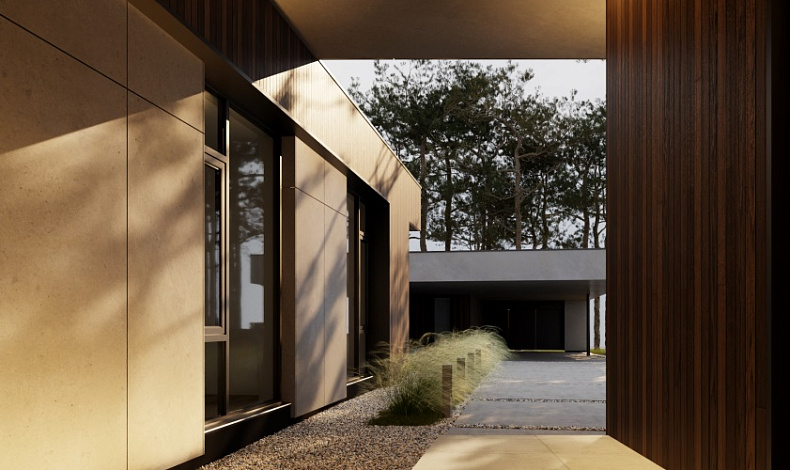 Дома с плоской крышей HT-434