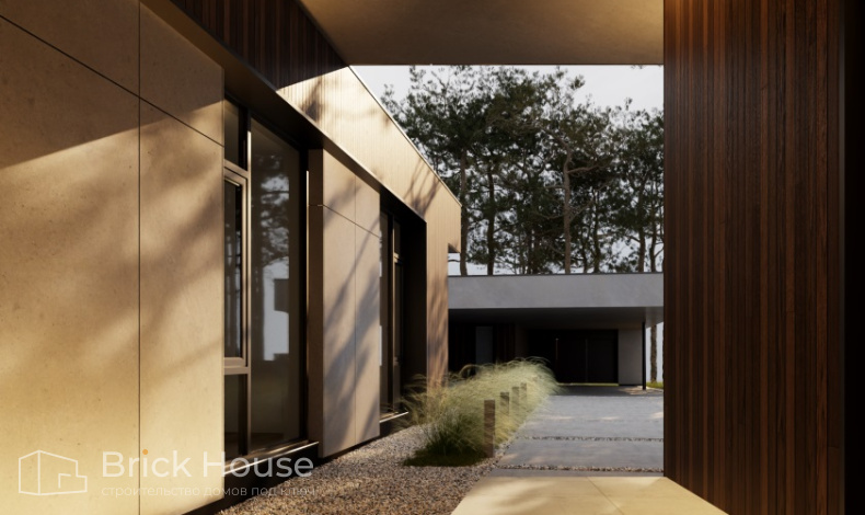 Дома с плоской крышей HT-434