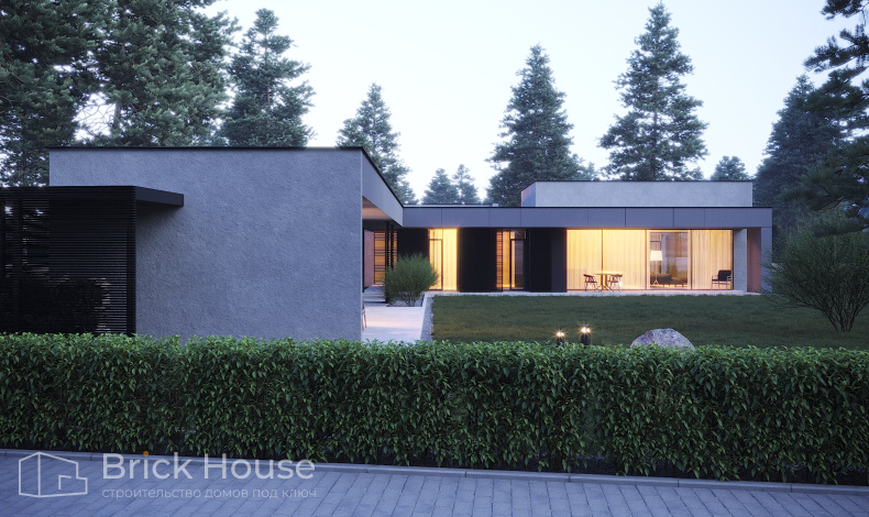 Дома с плоской крышей HT-224