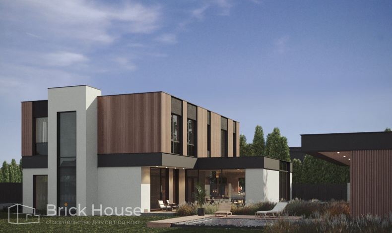 Дома с плоской крышей HT-330