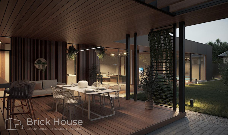 Дома с плоской крышей HT-420