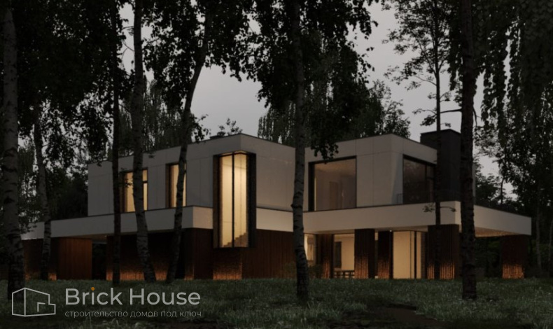 Дома с плоской крышей HT-424