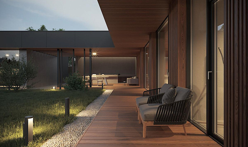 Дома с плоской крышей HT-420