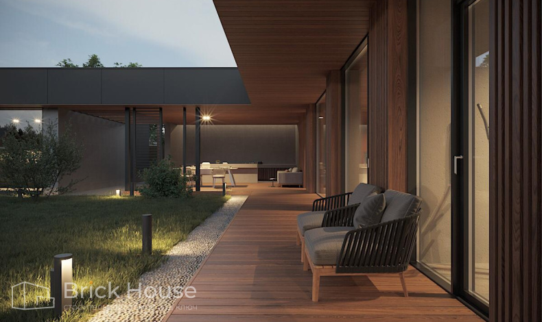 Дома с плоской крышей HT-420