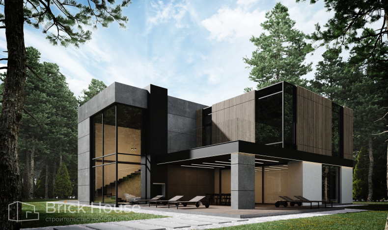 Дома хай-тек HT-418-1