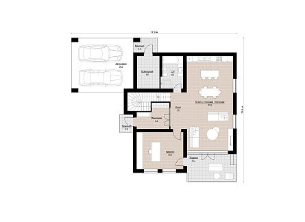 Дома в стиле Райта RH-177