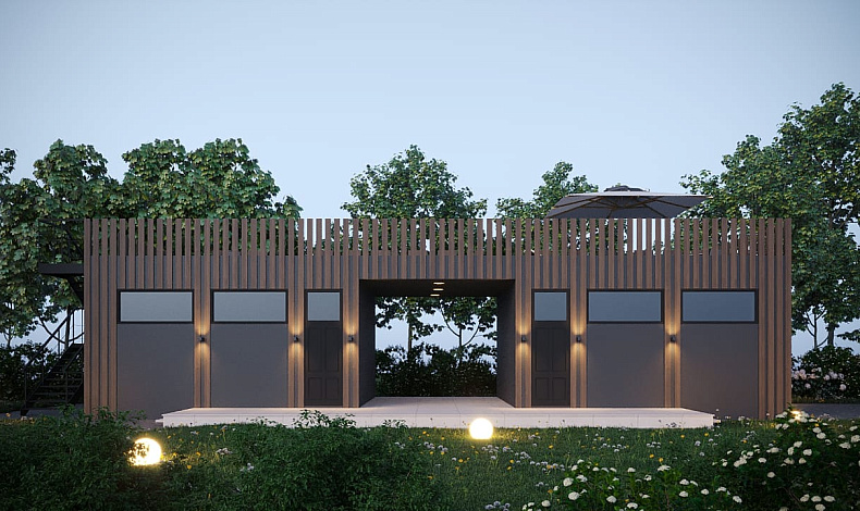 Дома хай-тек HT-56 (гараж)