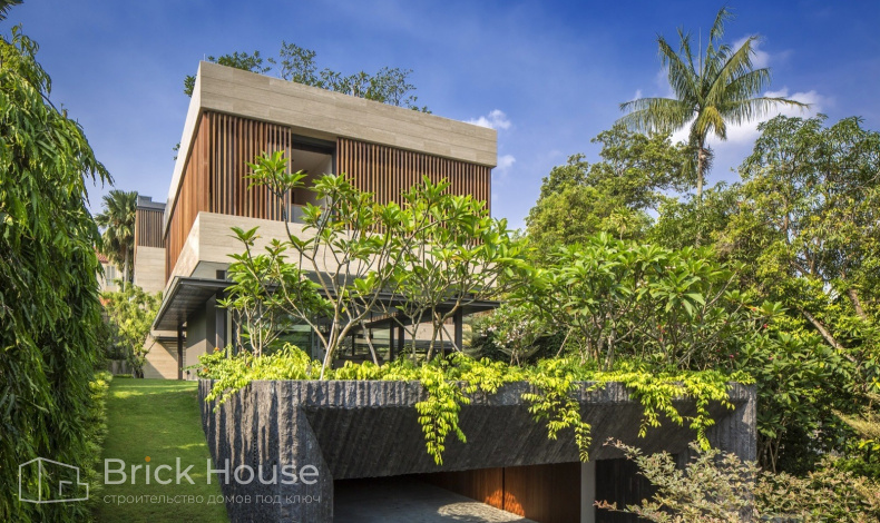 Дома с плоской крышей HT-1010