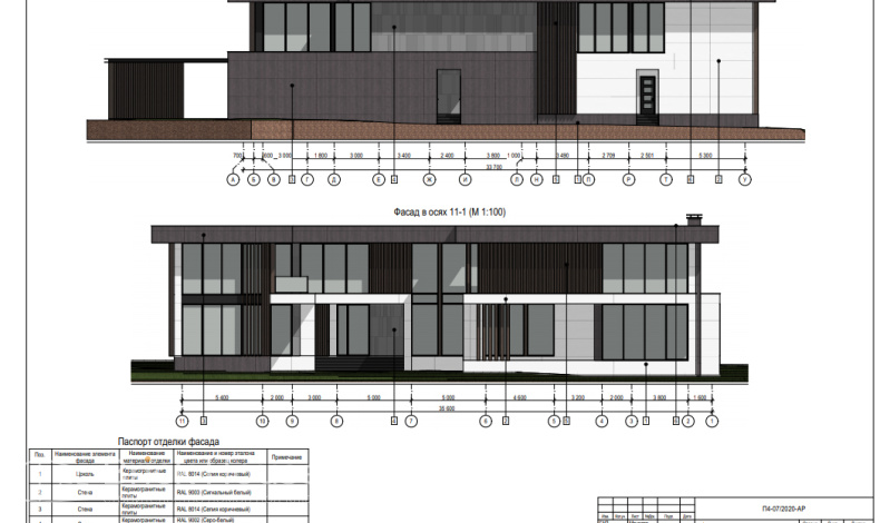 Дома с плоской крышей HT-926