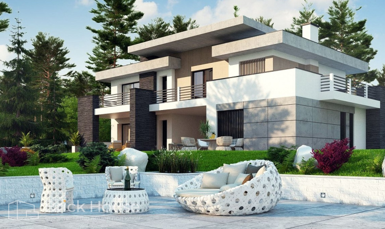 Дома с плоской крышей HT-260