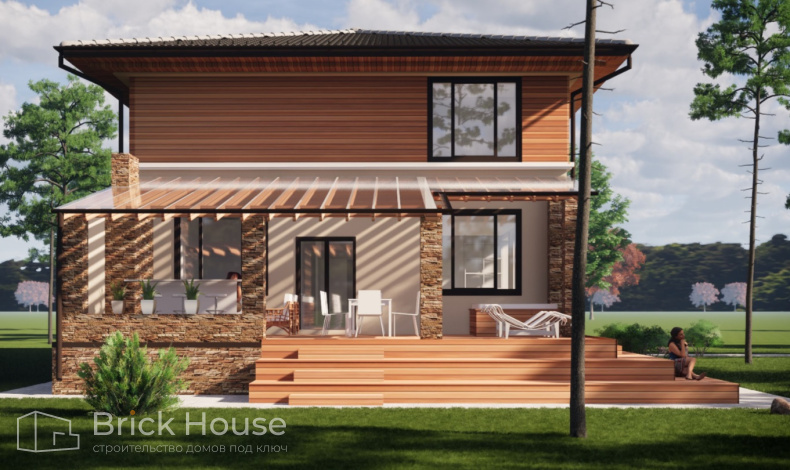 Дома в стиле Райта RH-220