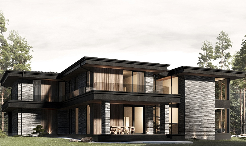 Дома в стиле Райта RH-478