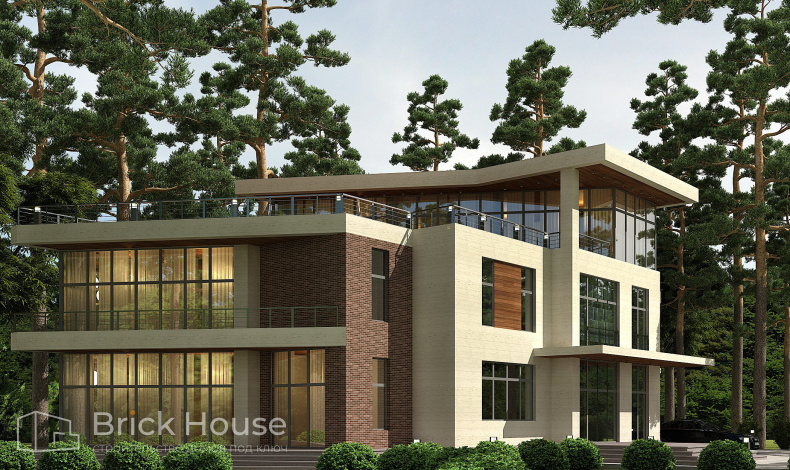 Дома с плоской крышей HT-550