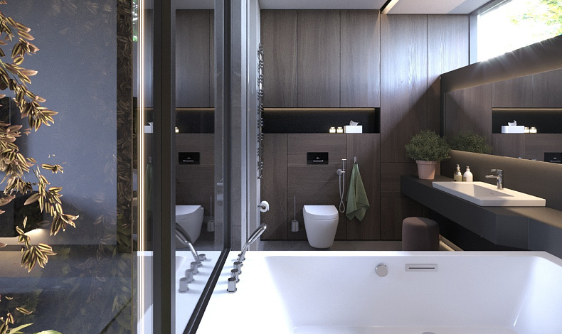 Дома с плоской крышей HT-420