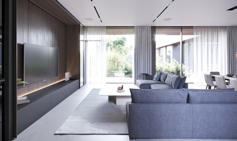 Дома с плоской крышей HT-420