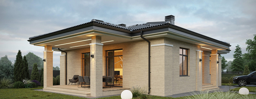 Завершено проектирование дома в классическом стиле - K-153