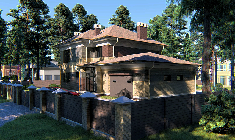 Дома в стиле Райта RH-251