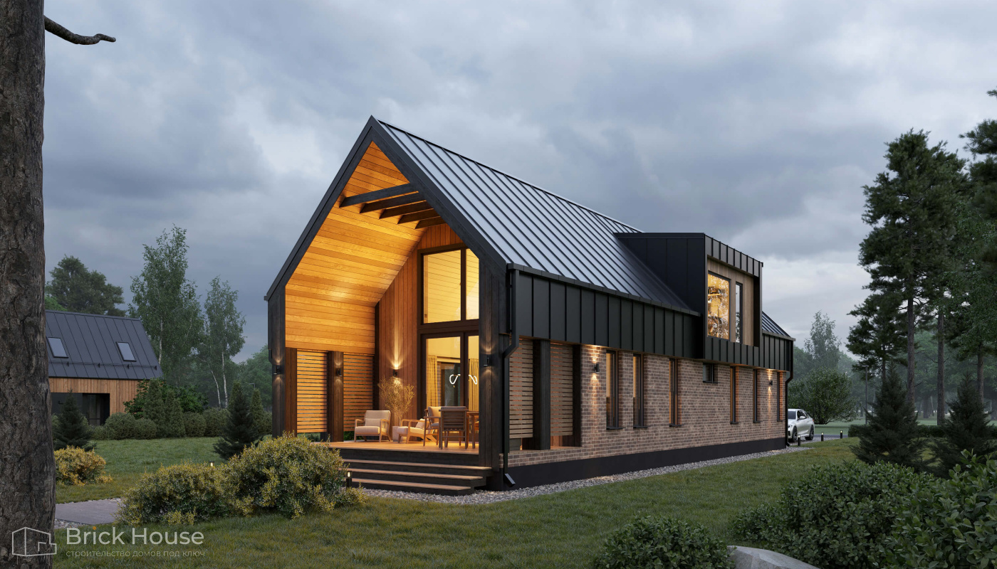 Каркасный дом в п. Бекетово