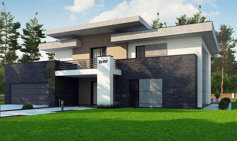 Дома с плоской крышей HT-260