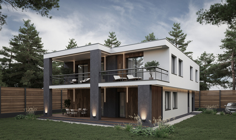 Дома хай-тек HT-283-1