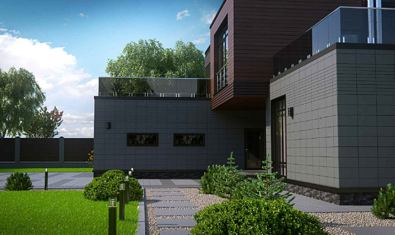 Каменные дома HT-378