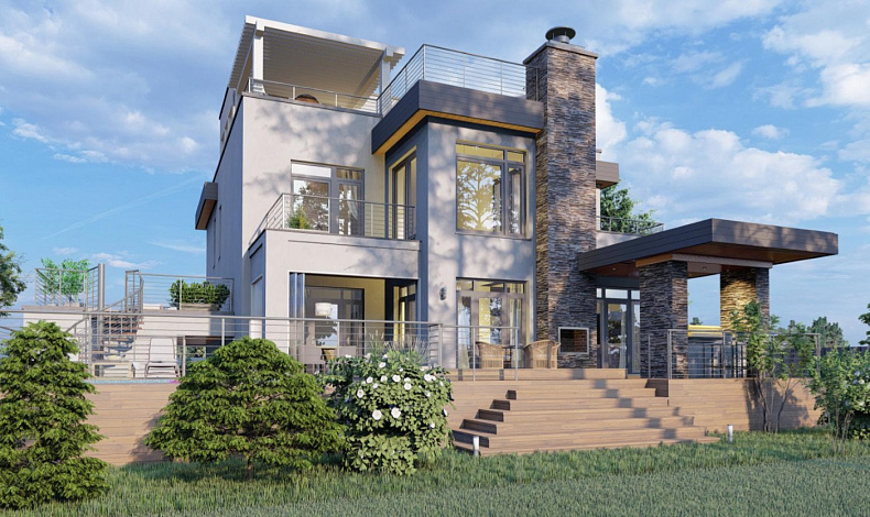 Дома хай-тек HT-447