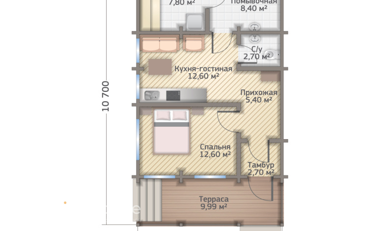 Каменные дома B-62