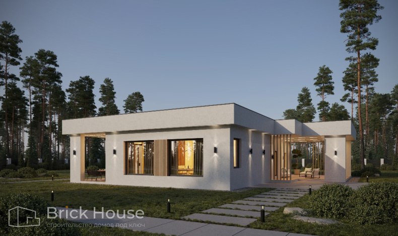 Дома с плоской крышей HT-209