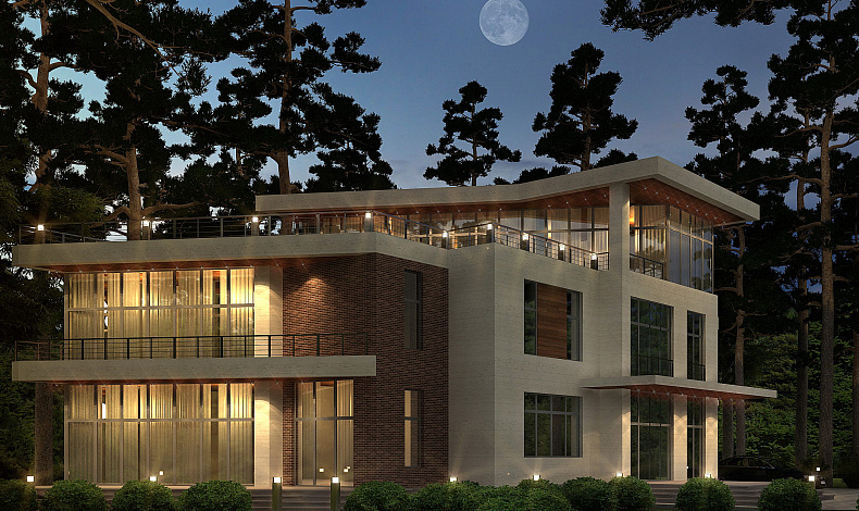 Дома с плоской крышей HT-550