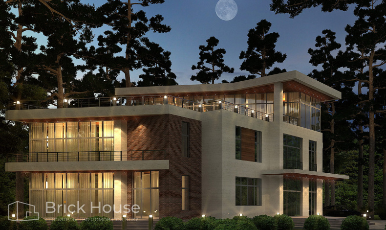 Дома с плоской крышей HT-550