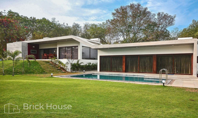 Дома с плоской крышей HT-412