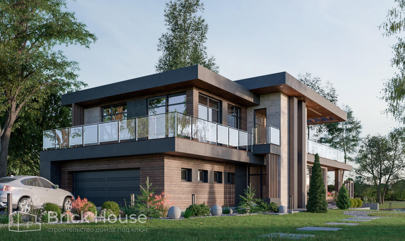 С крыльцом HT-433