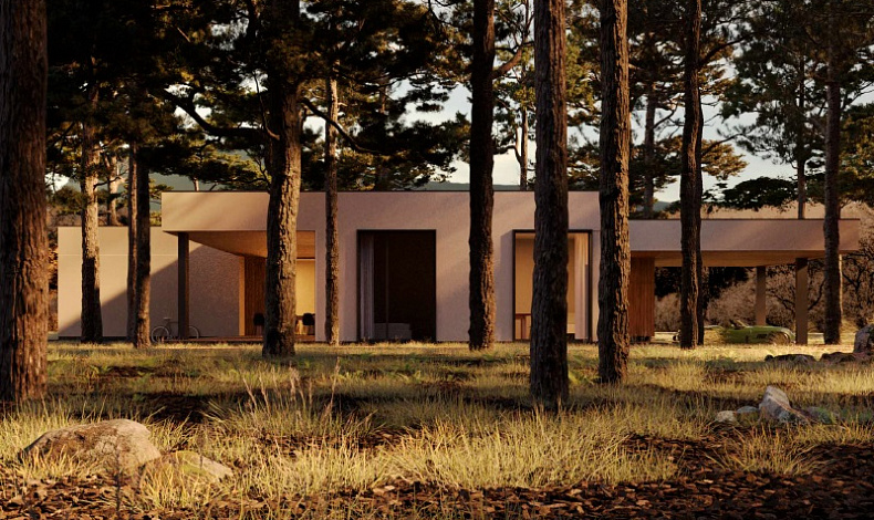 Дома с плоской крышей HT-278