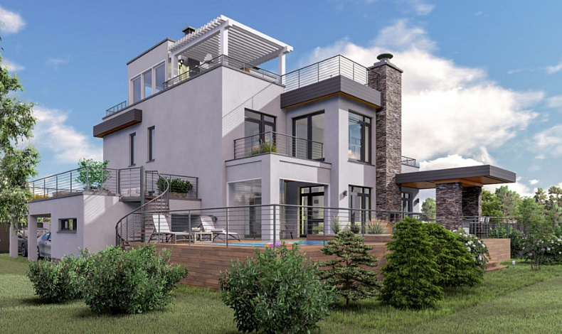 Дома хай-тек HT-447