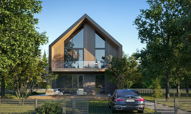 Дома из пеноблоков BH-199