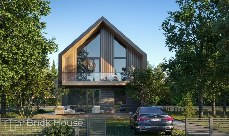 Дома из пеноблоков BH-199