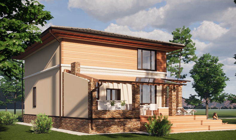 Дома в стиле Райта RH-220