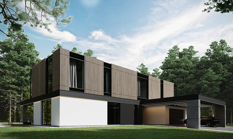 Дома хай-тек HT-418-1