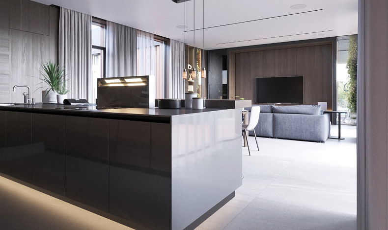 Дома с плоской крышей HT-420