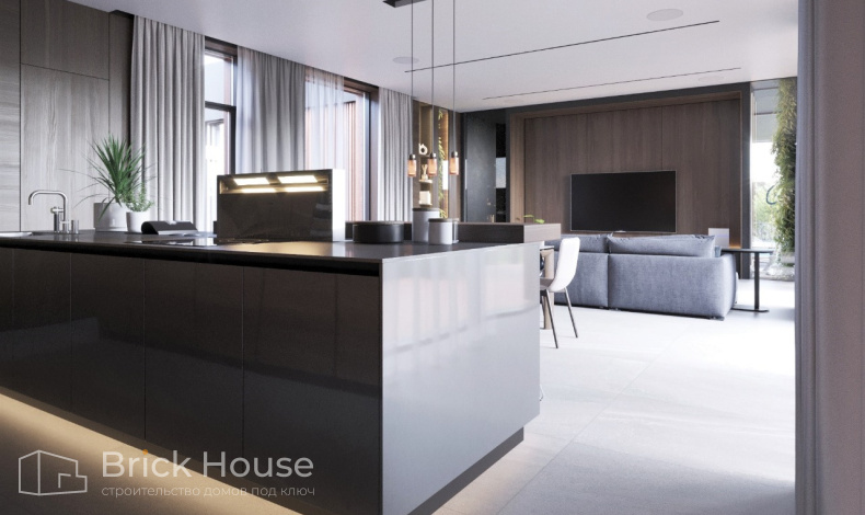 Дома с плоской крышей HT-420