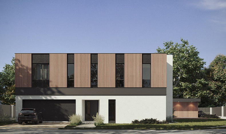 Дома с плоской крышей HT-330