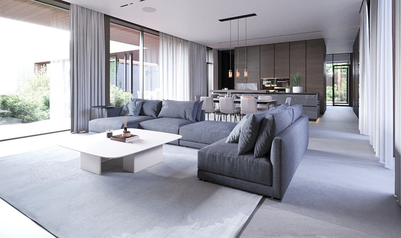 Дома с плоской крышей HT-420