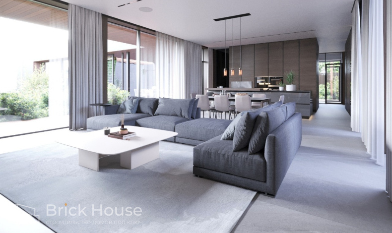 Дома с плоской крышей HT-420