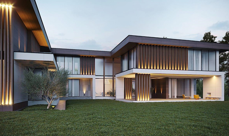 Дома с плоской крышей HT-926