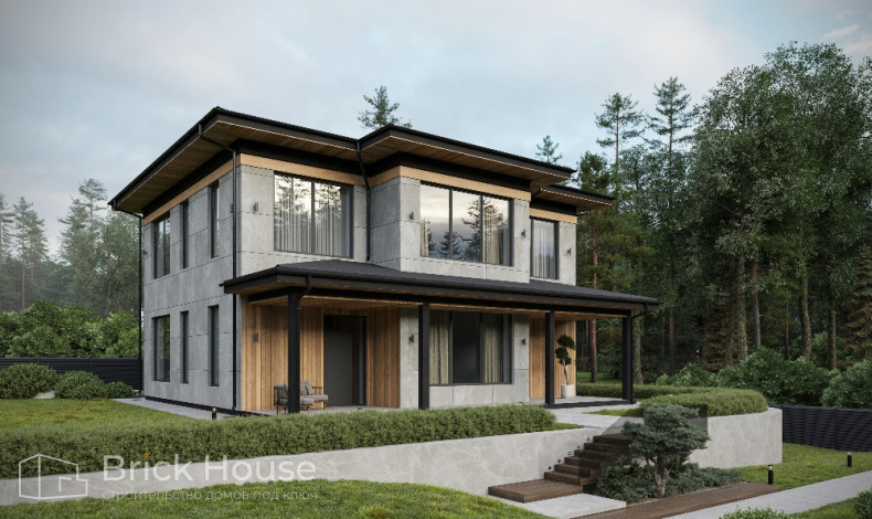 Дома в стиле Райта RH-205