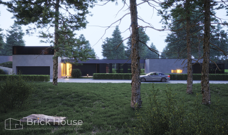 Дома с плоской крышей HT-224