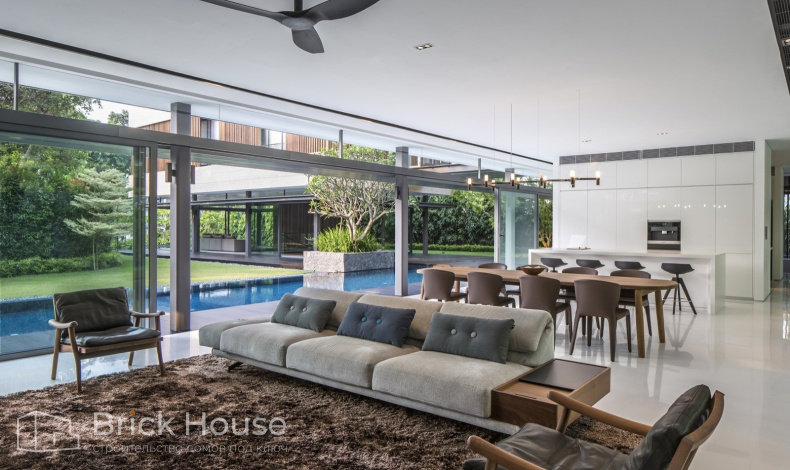 Дома с плоской крышей HT-1010